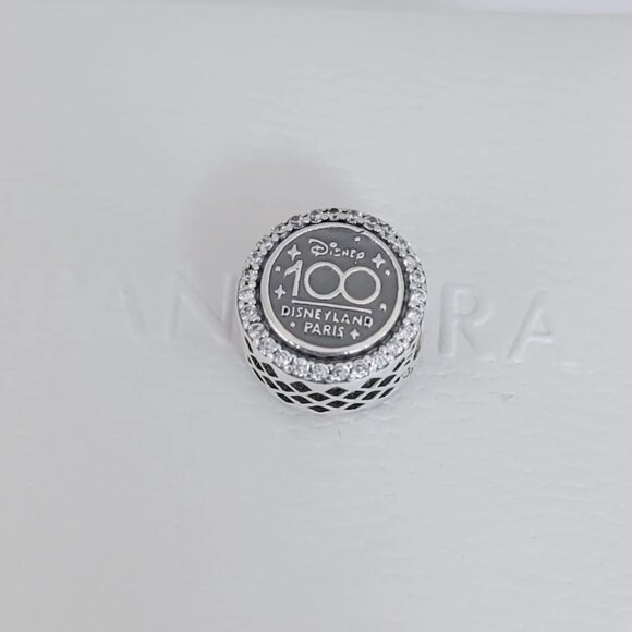 Pandora Disney 100 Disneyland Paris Charm Minnie Mouse Bead S925 Silver with box - Picture 2 of 6